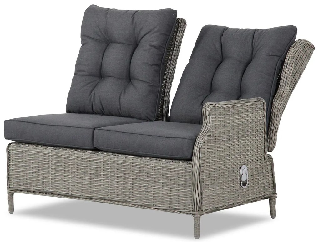 Hoek loungeset 5 personen Wicker Grijs  Garden Collections New Castle