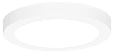 Buitenlamp In- of opbouwspot wit 18 cm incl. LED 3 staps dim to warm - Trans Modern IP44 Buitenverlichting rond Lamp