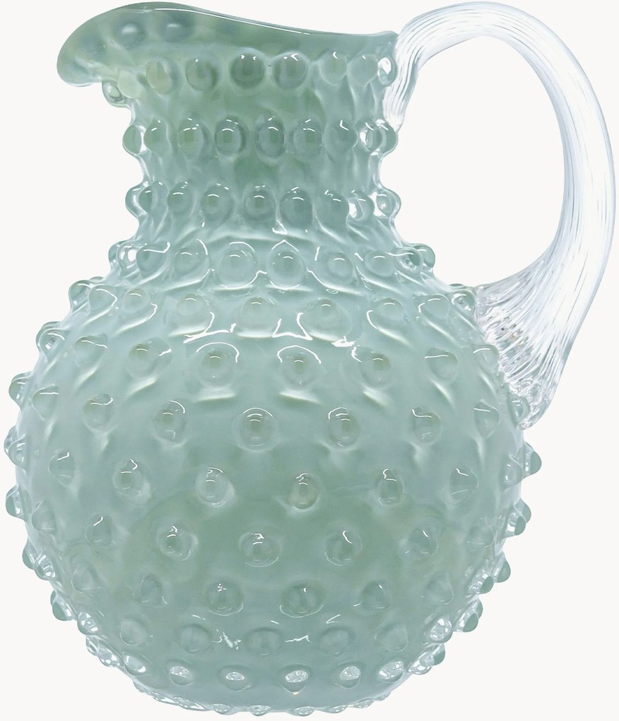 Mondgeblazen karaf Hobnail