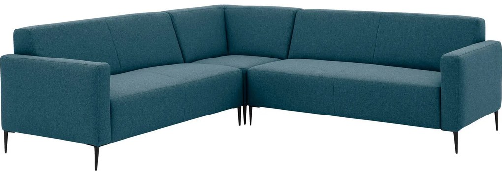 Goossens Key West blauw, stof, 2,5-zits, modern design