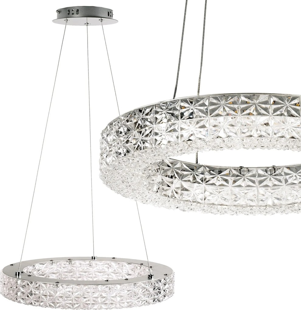 LED lamp MS004-CP 40cm CHROME