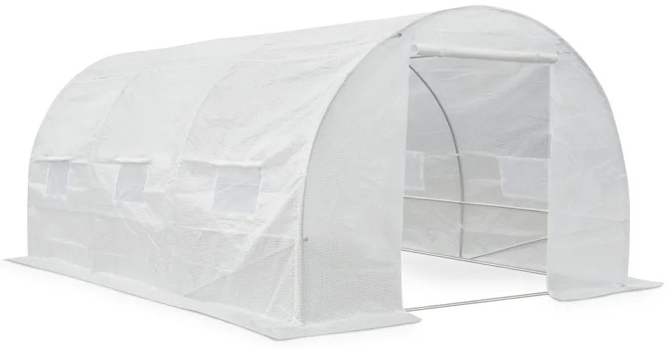 Folie tunnel voor groeiende planten 3x4,5m wit Garden Point