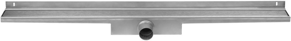 Easy Drain Compact Wall Zero afvoergoot 80 x 6 cm. zijaansluiting Rvs