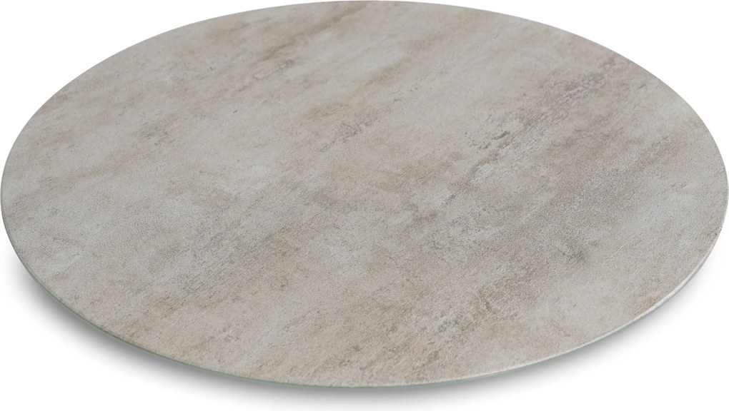 Dining Tuintafel rond 150 cm met lazy susan Zand/Beige Arancia
