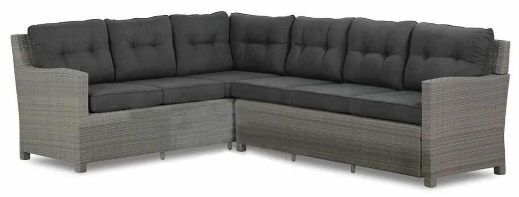 Hoek loungeset 5 personen Wicker Taupe  Domani Furniture Oslo