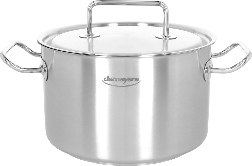 Demeyere Commercial 3 Kookpan met deksel 24 cm / 6 l - Commercial 3 - Demeyere