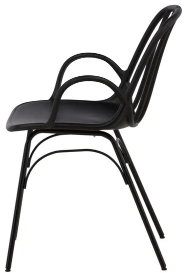 Jörn Eetkamerstoel - Natalia - Zwart - Kunststof - Jörn