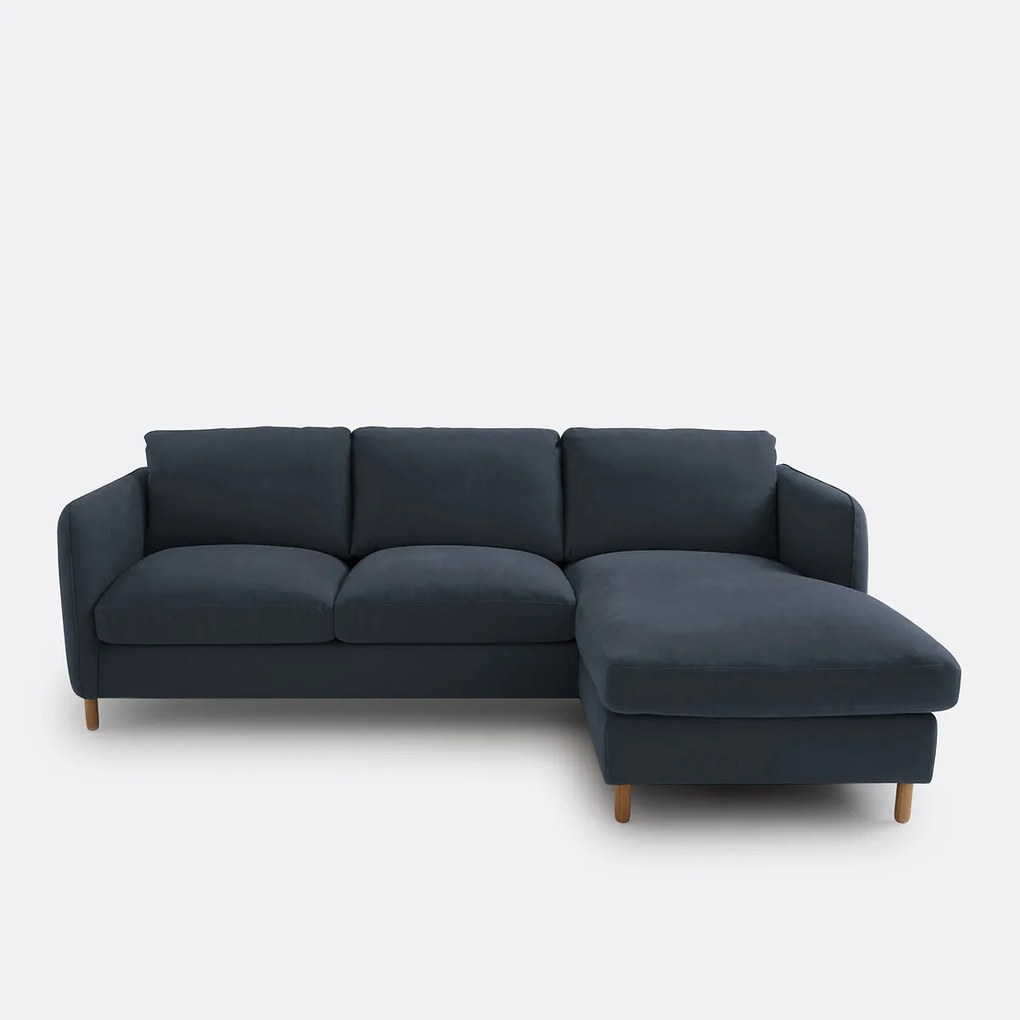 Katoen en polyester 4-zits hoekbank, Loméo