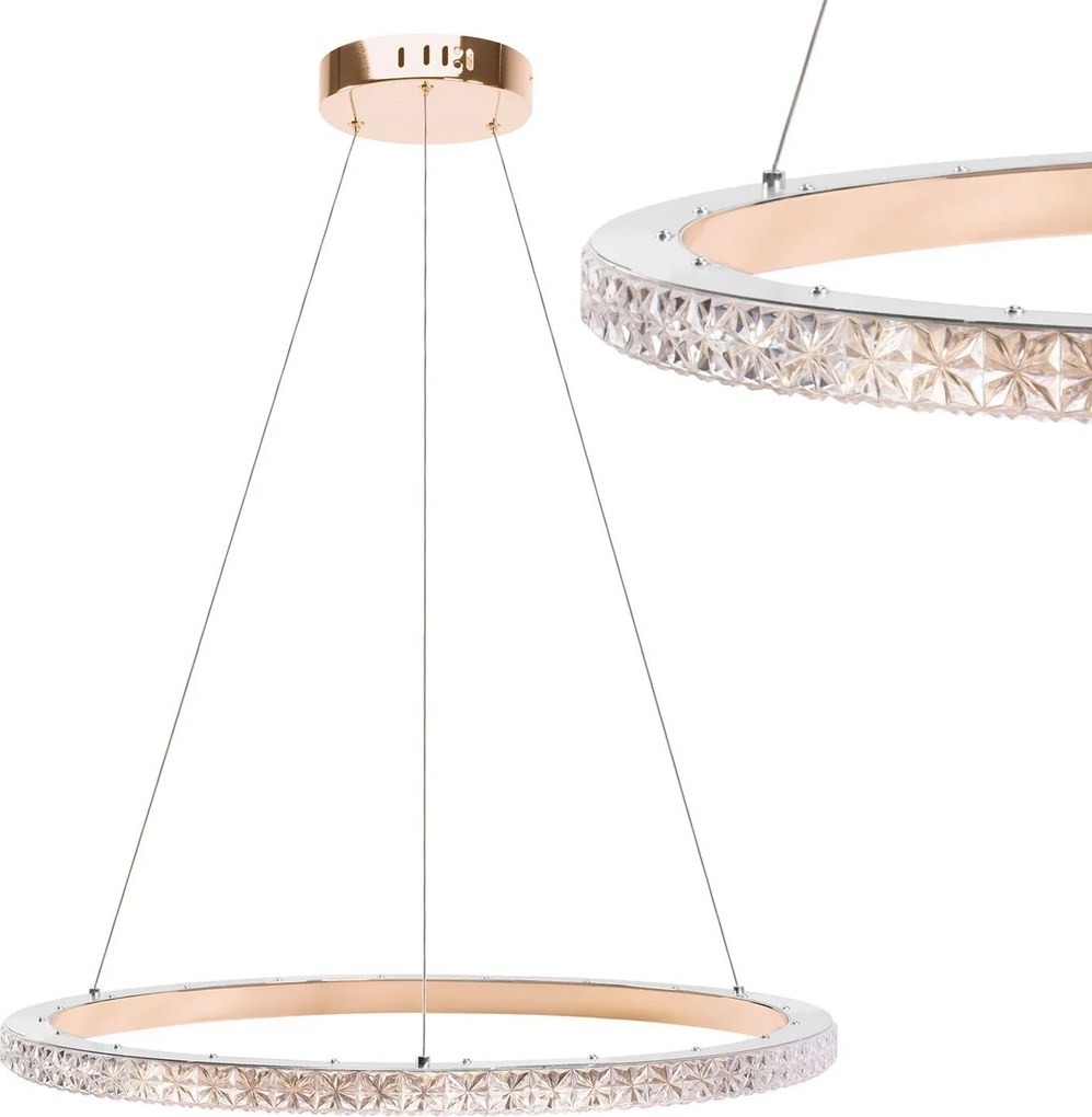 LED lamp MS009-CP ROSE GOLD 59cm