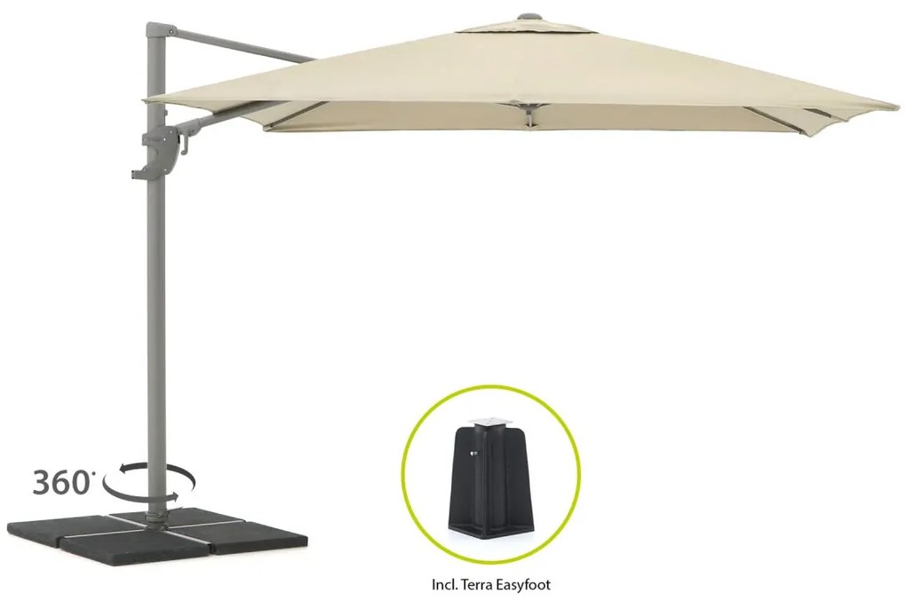 Shadowline Francisco zweefparasol 300x300cm