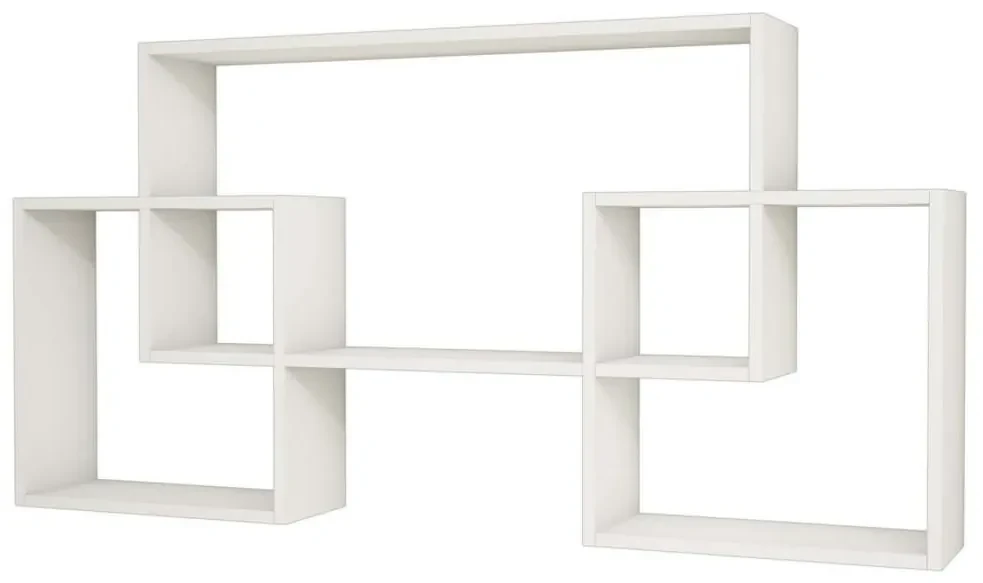 Homemania Wandschap Bello 150x22x75 cm wit