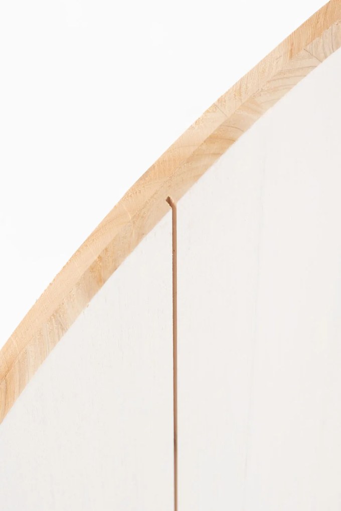 Hoofdbord Dradas Wood voor bedden van 135 cm