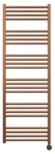 Crosswater MPRO Elektrische handdoekradiator - 140x50cm - 600 Watt - geborsteld brons MP48X1380BZELEC