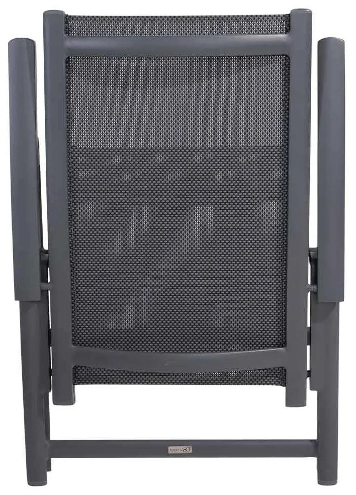 4 Seasons Cadiz tuinstoel verstelbaar - matt carbon