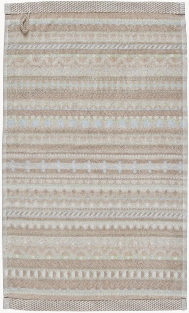 Gastendoek Geometric Print van velours & terrykatoen
