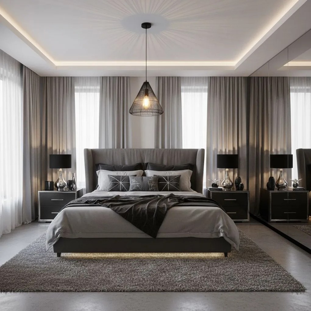 Hangende plafondlamp in loftstijl LH2065