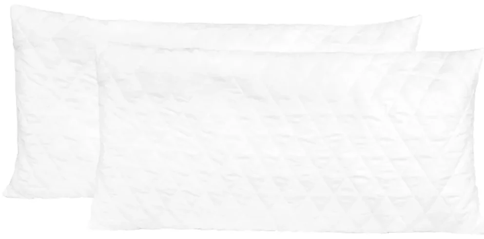 vidaXL Kussens 2 st 80x40x14 cm traagschuim