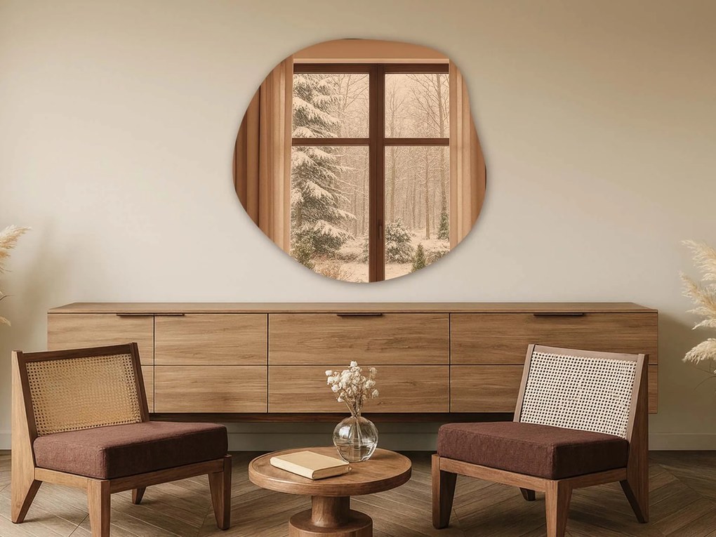 Bronzen spiegel Base B30 80×77