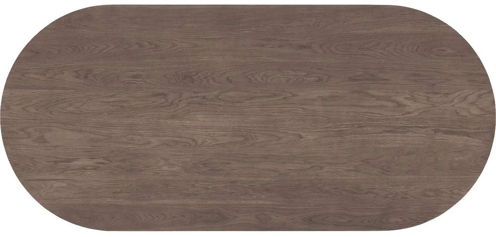 Goossens Excellent Eettafel Uniek, Semi rond 220 x 100 cm