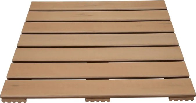 Terrastegel composiet 50 x 50 cm bruin gevlamd FSC (24 mm) massief