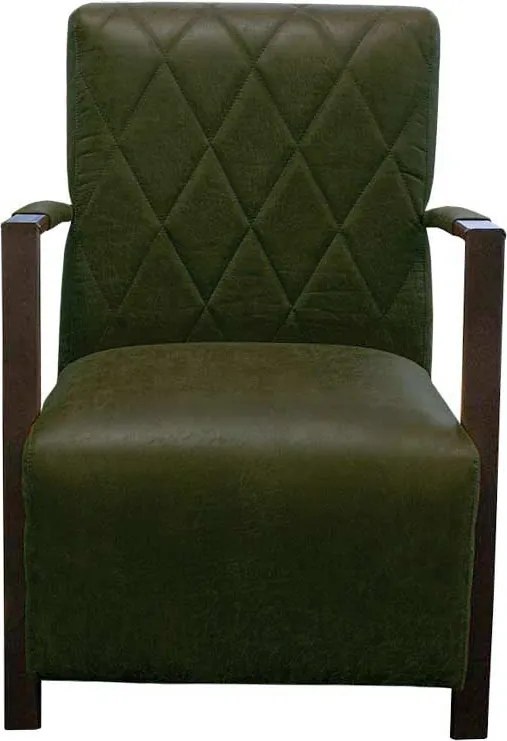 Fauteuil - Isabella - leer Colorado groen 08