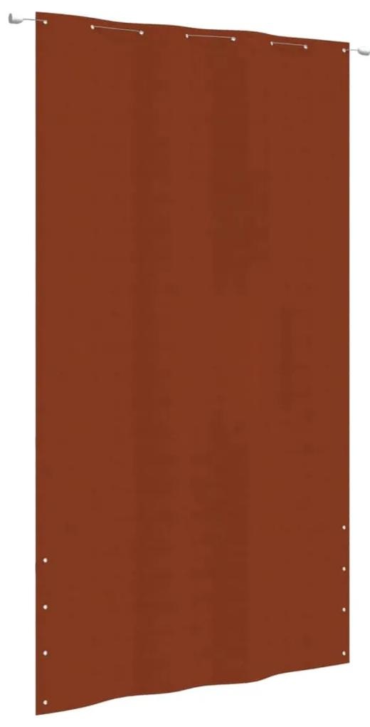vidaXL Balkonscherm 160x240 cm oxford stof terracottakleurig