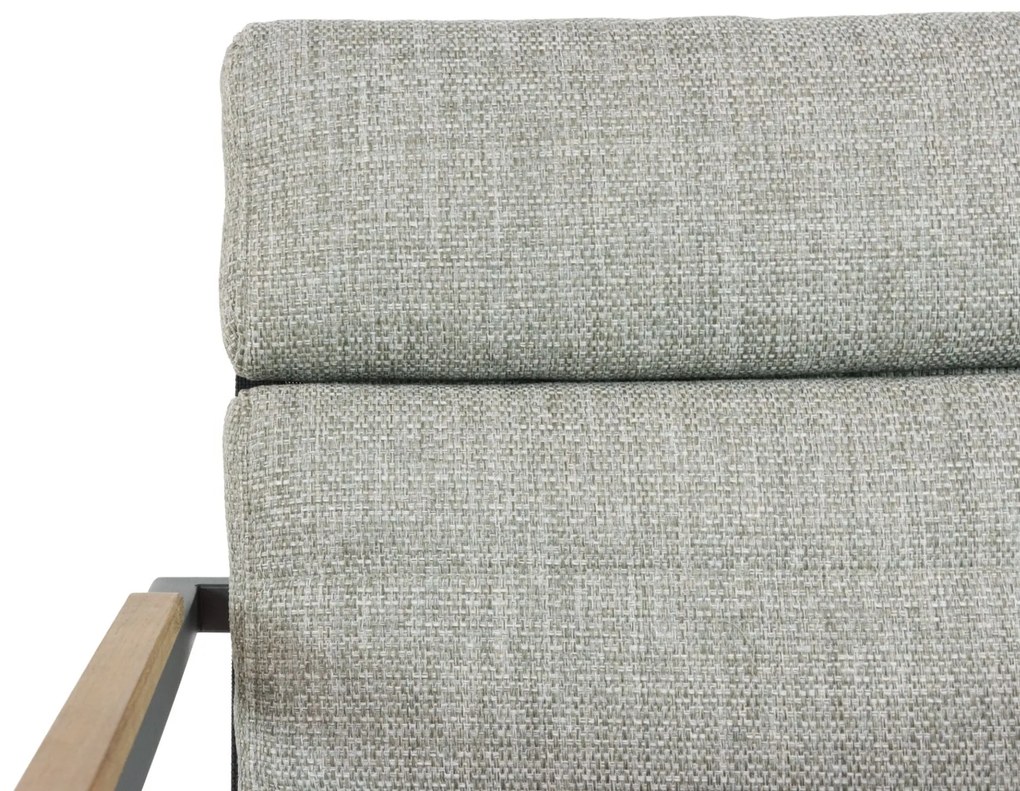 Tuinstoel Aluminium/teak Grijs-antraciet Osmen Orso