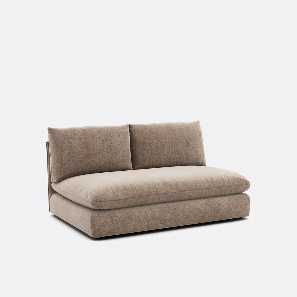 Modulaire 2-zitsbank.gemêleerd polyester, Malo