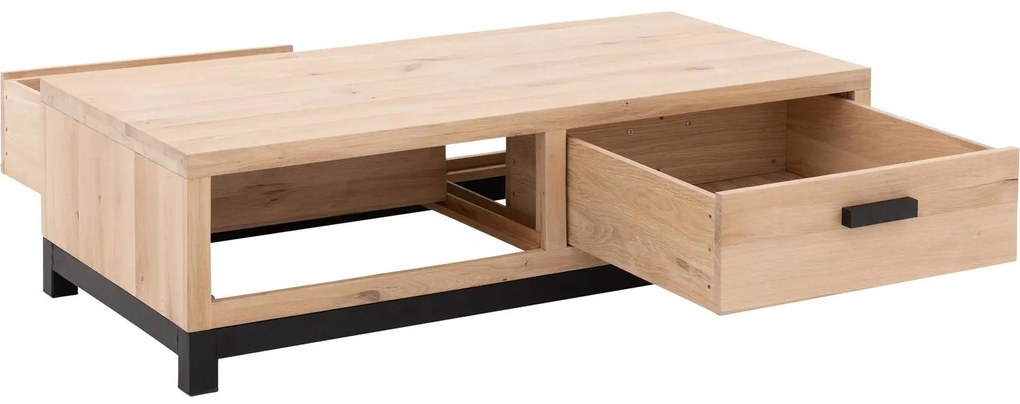 Goossens Salontafel Sans, 135 x 65 cm