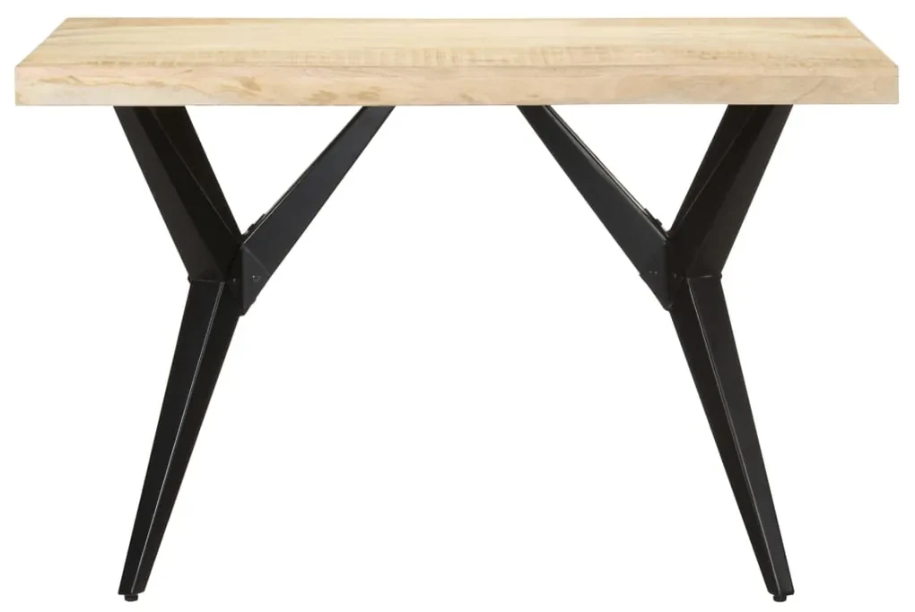 vidaXL Eettafel 120x60x76 cm massief mangohout