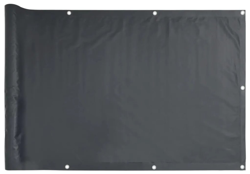 vidaXL Balkonscherm 75x300 cm oxford stof antraciet