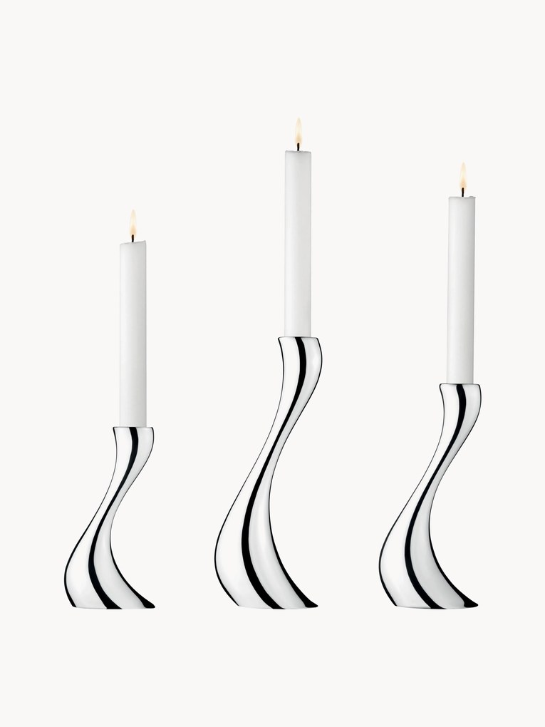 Kaarshouders Cobra van edelstaal, 3-delig
