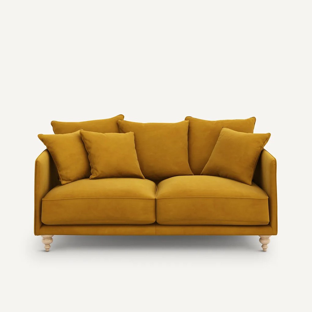 3-zits compacte fluwelen zetel, Lazare