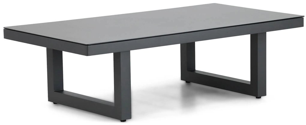 Stoel en Bank Loungeset 5 personen Aluminium/teak Grijs Osmen Manly