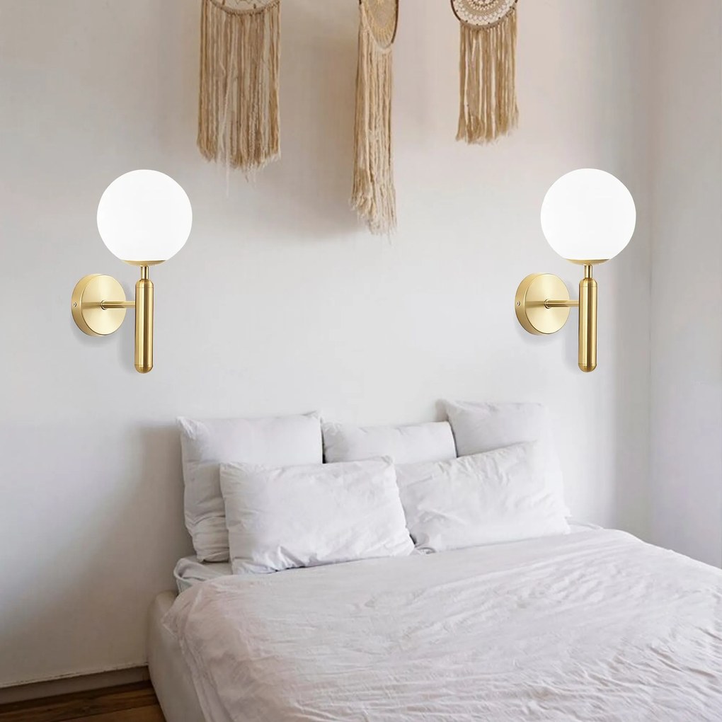 Wandlamp G098-1W GOLD