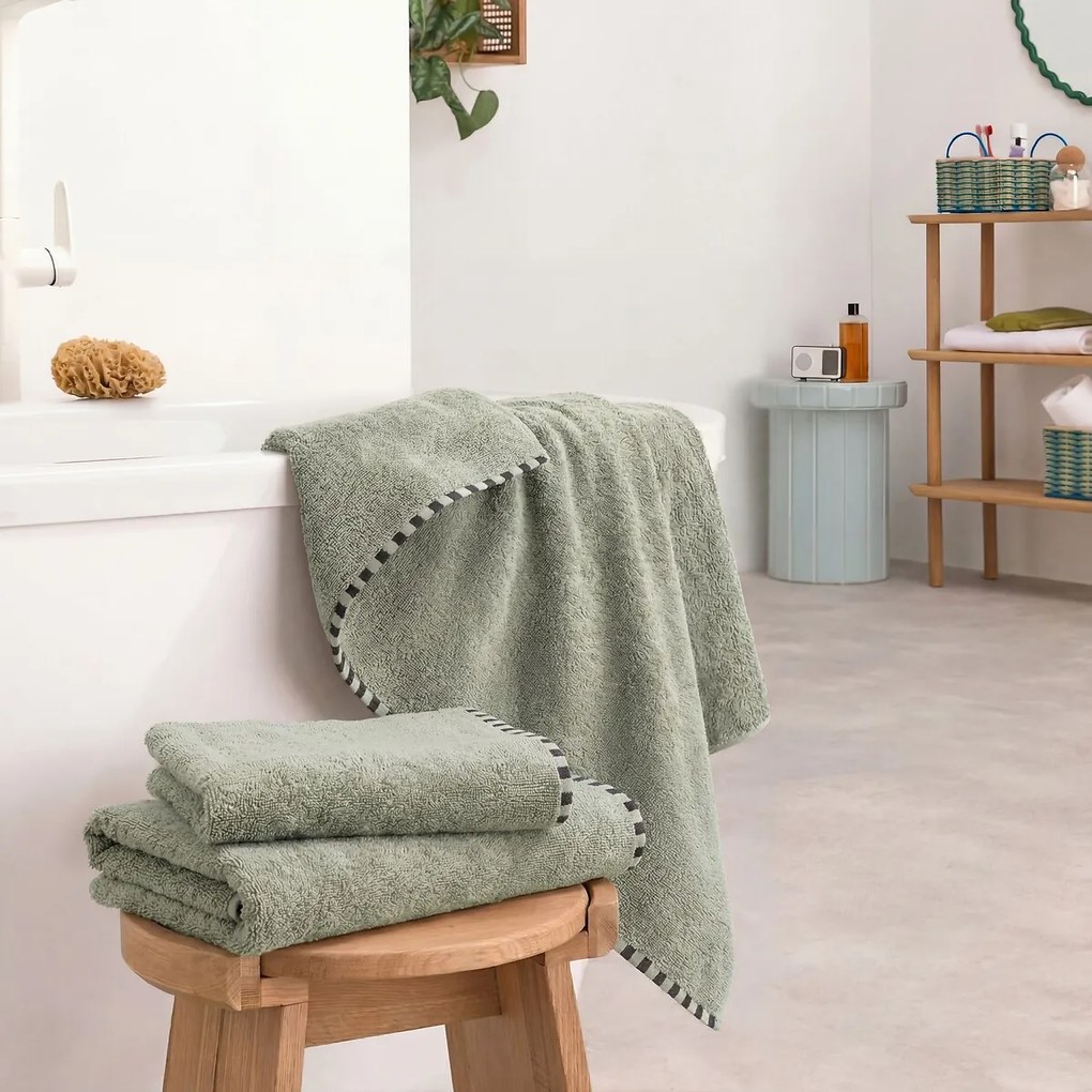 Maxi badlaken in badstof, 100% gerecycled katoen, TIZNIT