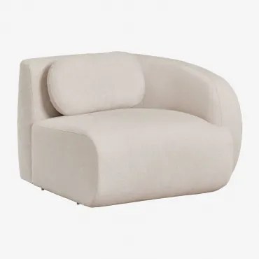 Rechter Hoekmodule Voor Modulaire Bank In Marrakech Chenille Chenille Crèmebeige - Sklum