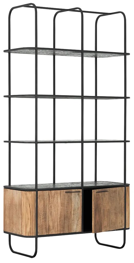 DTP Home Soho Stellingkast Teak En Mortex - 110x45x210cm.