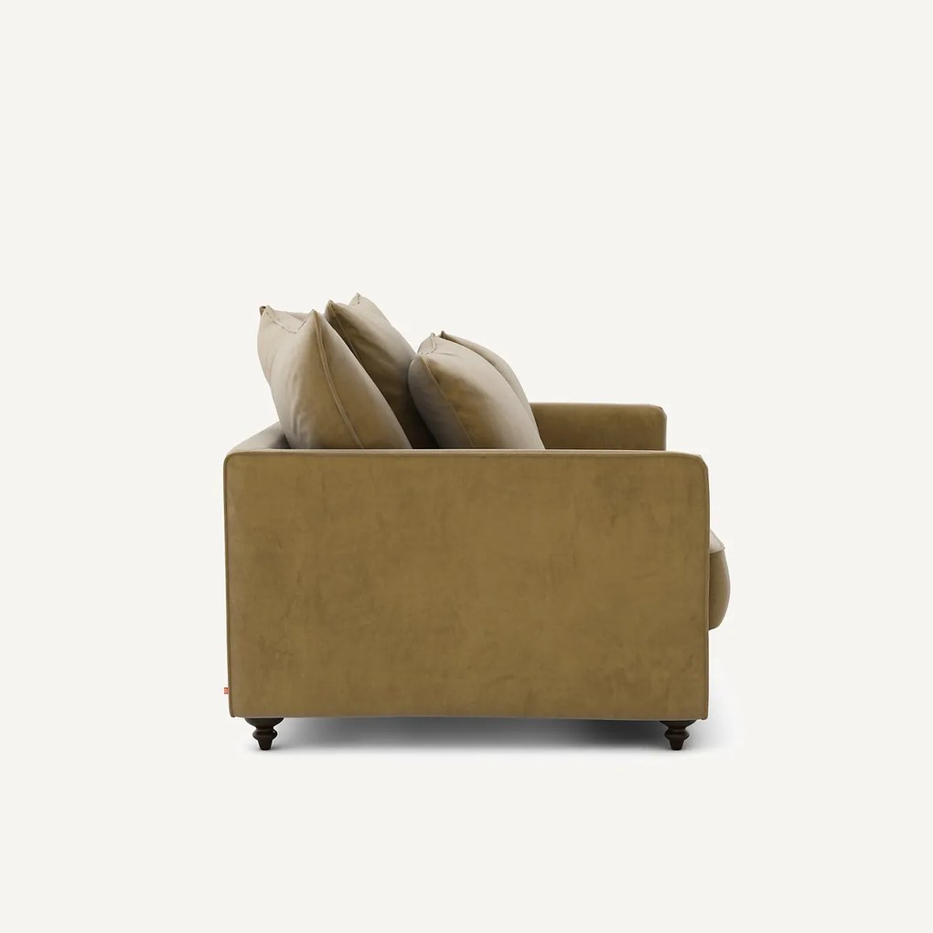 2-zits omvormbare bank van fluweel, Lazare