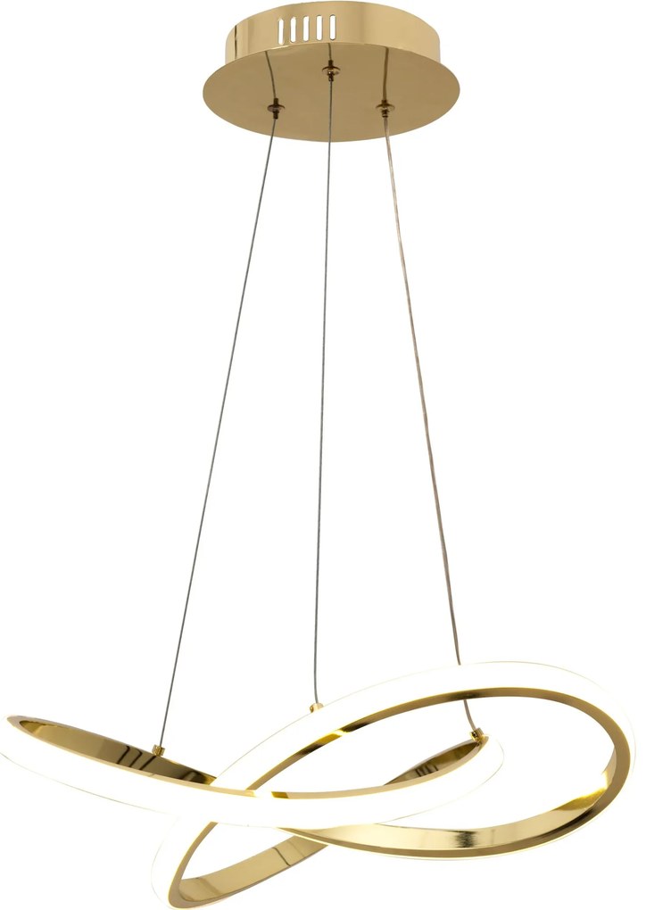 Hangring Plafondlamp Modern LED Afstandsbediening APP390-CP Goud