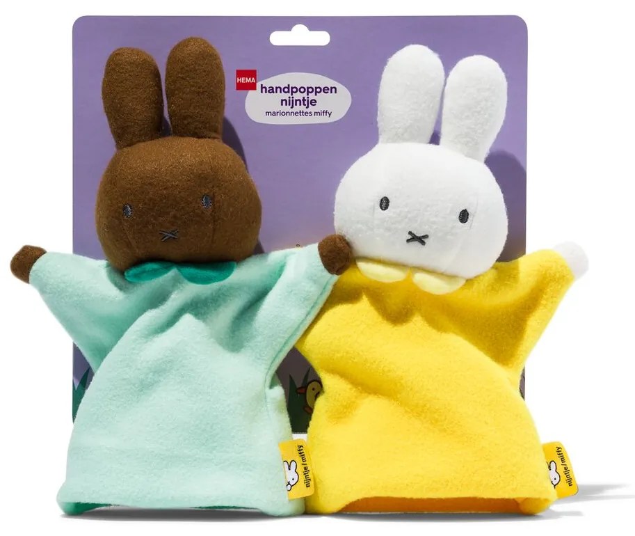 HEMA Nijntje Handpoppen - 2 Stuks