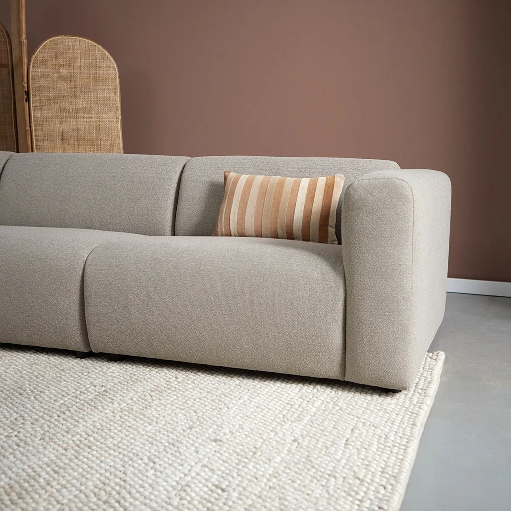 Hoekbank Links Taupe