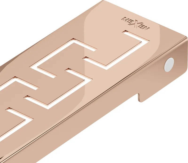 Mexen Flat M15 afdekplaat voor vloergoten 80 cm, rosegoud - 1624080