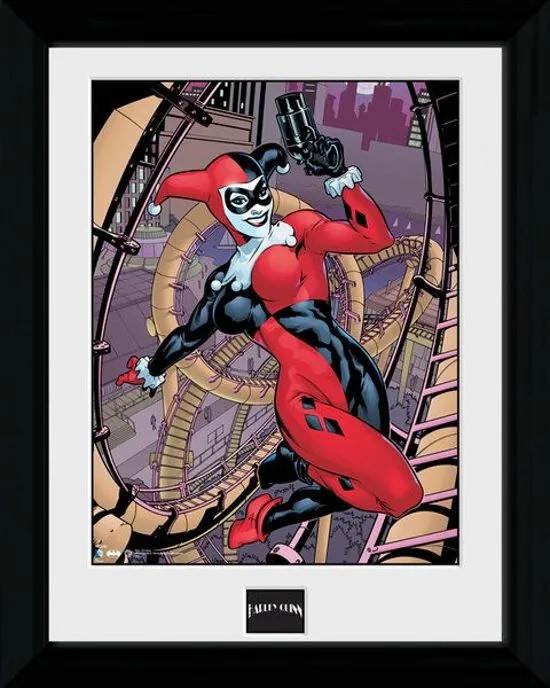 BATMAN - Collector Print 30X40 - Batman Harley Quinn