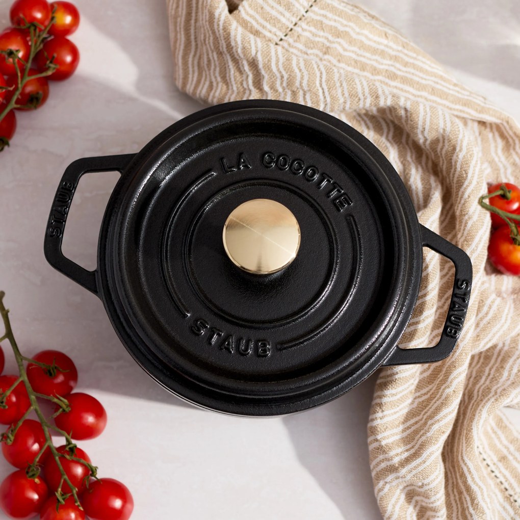 Staub La Cocotte Cocotte 16 cm / 1,25 l, Rond, Zwart - La Cocotte - Staub