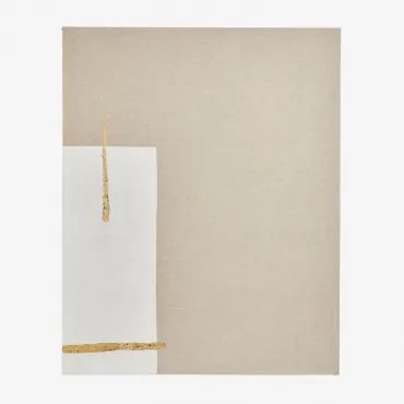 Decoratief Schilderij 80x100 Cm, Met De Hand Geschilderd Op Linnen Met Gipsreliëf Mivara A - Sklum