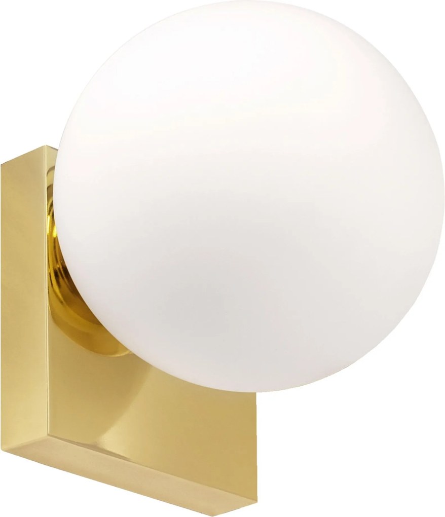 Wandlamp Wandlamp Glazen Bol Goud APP1009-1W