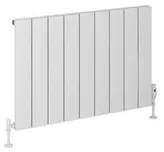 Eastbrook Rosano horizontale aluminium radiator 60x85cm Mat wit 999 watt