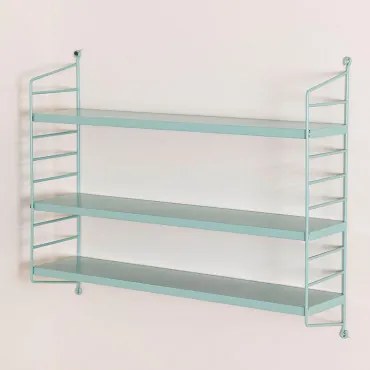 Modulaire Wandrek ↔︎60 Cm Van Staal Emine Groen – Spar - Sklum