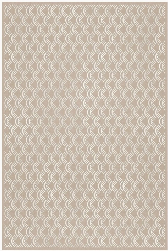 Vinyl vloerkleed Olas Japonesas Beige